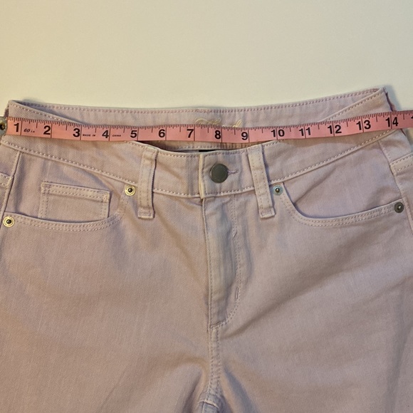 Women's High-Rise Wide Leg Crop Jeans- Violet - Picture 7 of 11